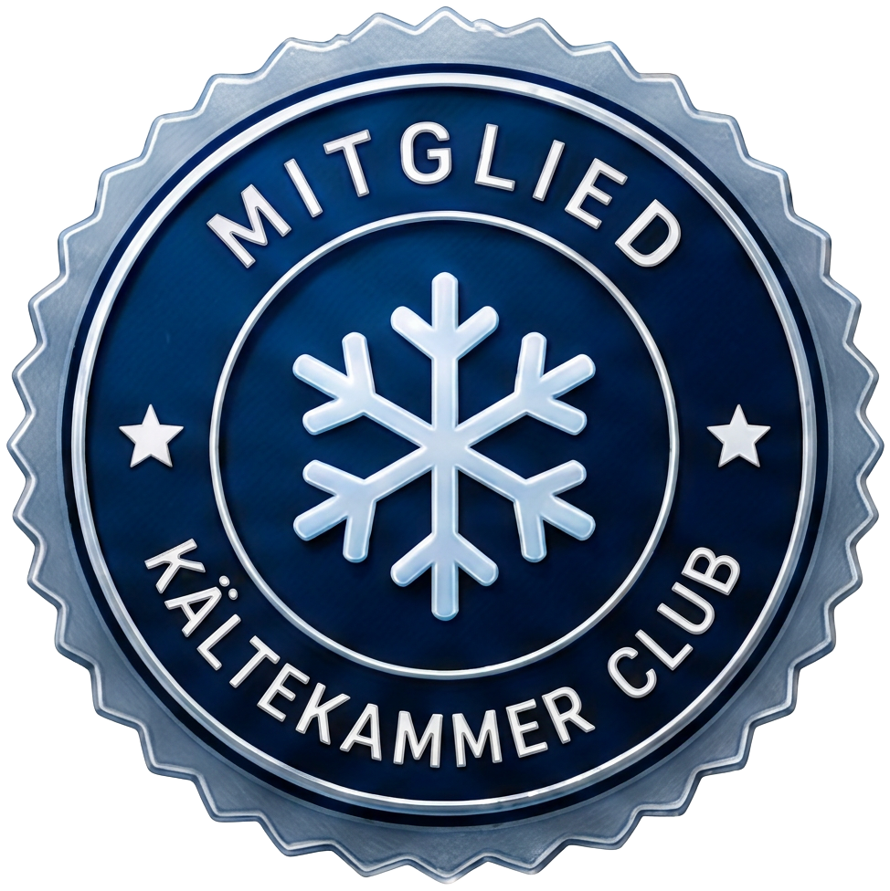Badge Mitglied im Kältekammer Club – Variante Circle Seal