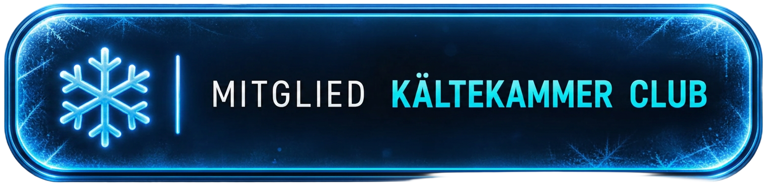 Badge Mitglied im Kältekammer Club – Variante Terminal Bar